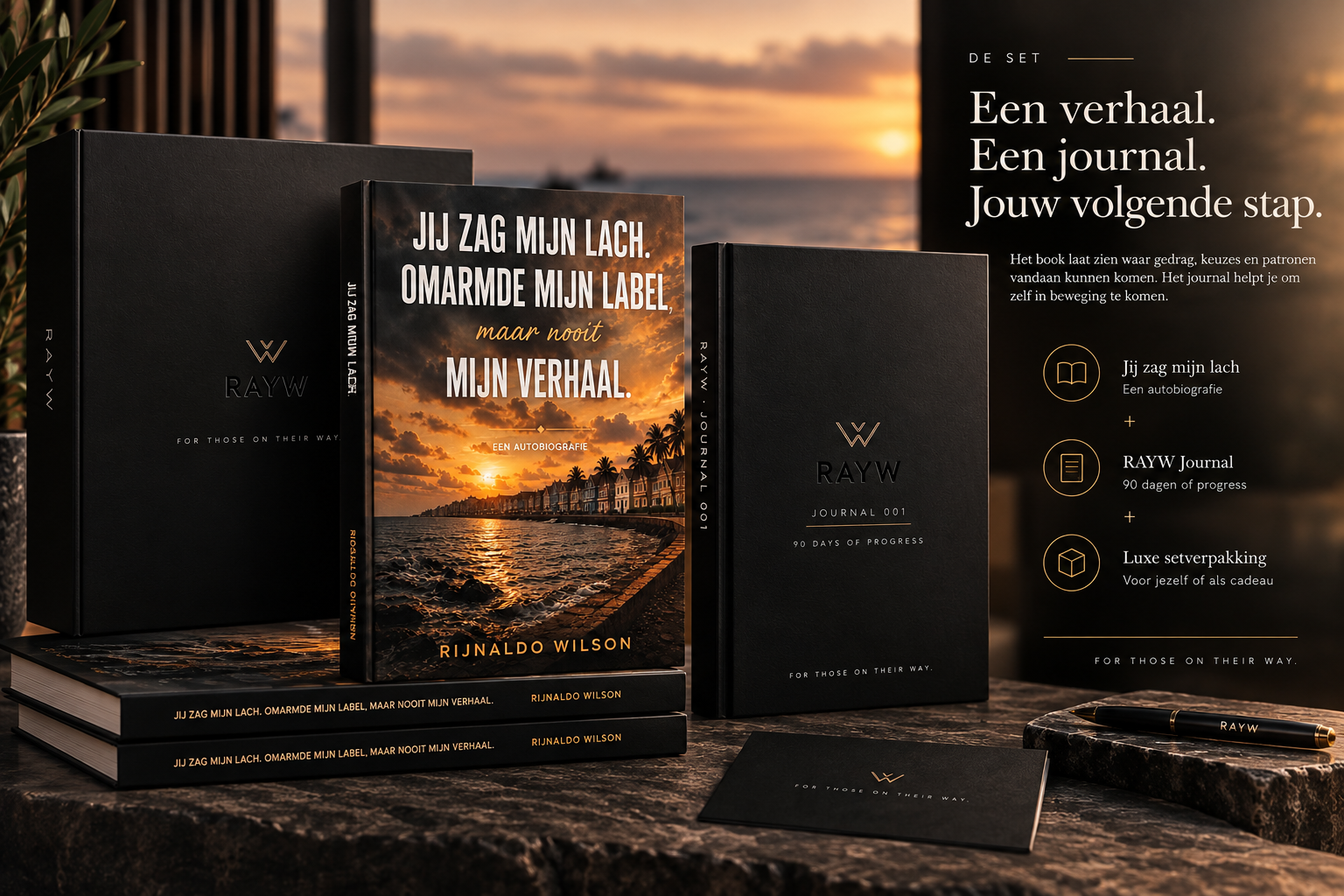 De RAYW Set: het boek en RAYW Journal 001 samen